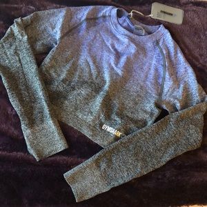 GymShark Ombre Seamless Crop Top